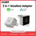 Nuovo adattatore Super Mini cablato a CarPlay wireless e Android Auto 2 in 1 Box 5GHz WiFi5 per CarPlay/Auto cablato originale al 99%