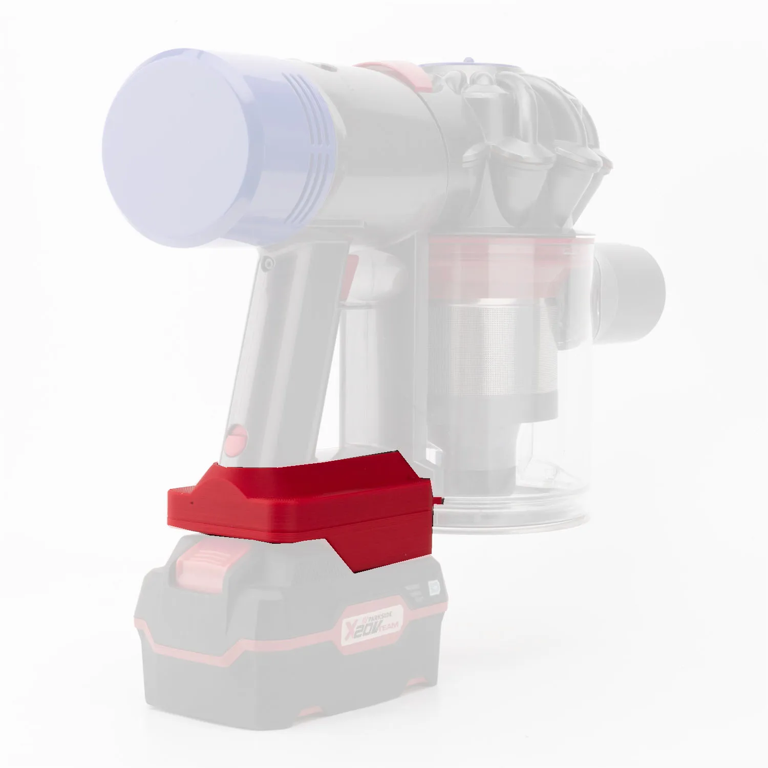 Konverter-Adapter für Lidl Parkside x20v Team zu Dyson v7 v8 Staubsauger-Elektrowerkzeug (ohne Akku und Werkzeug) Image