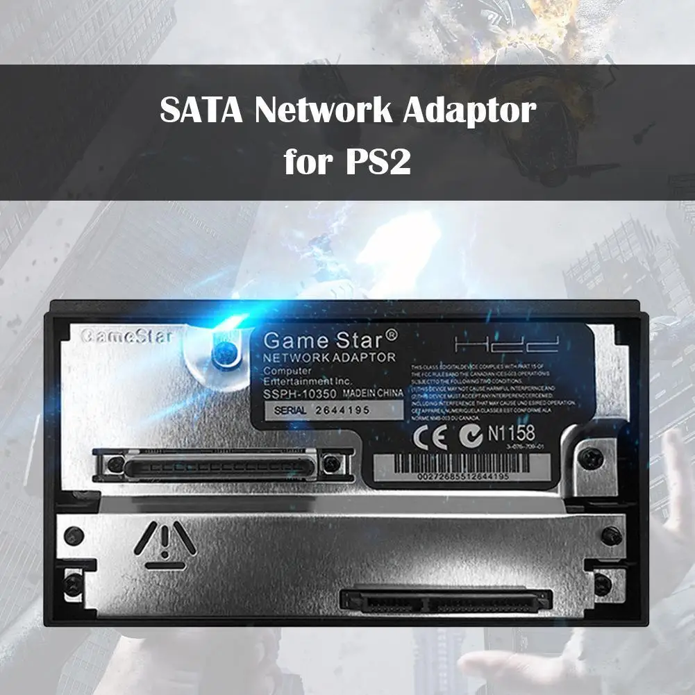Adaptateur universel de Console de jeu, Interface SATA, adaptateur réseau de Console de jeu 2.5/3.5 pouces, disque dur SATA, accessoires de jeu pour PS2