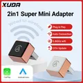 NUOVO Super Mini Adattatore Cablato a CarPlay Wireless e Android Auto 2 in 1 Box 5GHz WiFi5 per CarPlay/Auto Cablato Originale al 99%