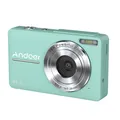 Andoer Videocamera digitale portatile 1080P Videocamera 44MP Messa a fuoco automatica Schermo 2.5 IPS Zoom digitale 16X Rilevamento viso anti-vibrazione