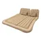 Lit familial gonflable de 174cm, matelas gonflable de voiture, matelas en PVC Beige avec pompe à Air pour le Camping, les voyages 250kg/551.16lbs