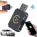2025 Nuovo Wireless CarPlay Android Auto Adattatore WiFi BT5.0 Smart Dongle Plug & Play Mini AI Box per Wired CarPlay/Andriod Auto ﻿ Auto