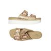 Clarks Damen Sandale, Gr. 40, gold, kein Etikett