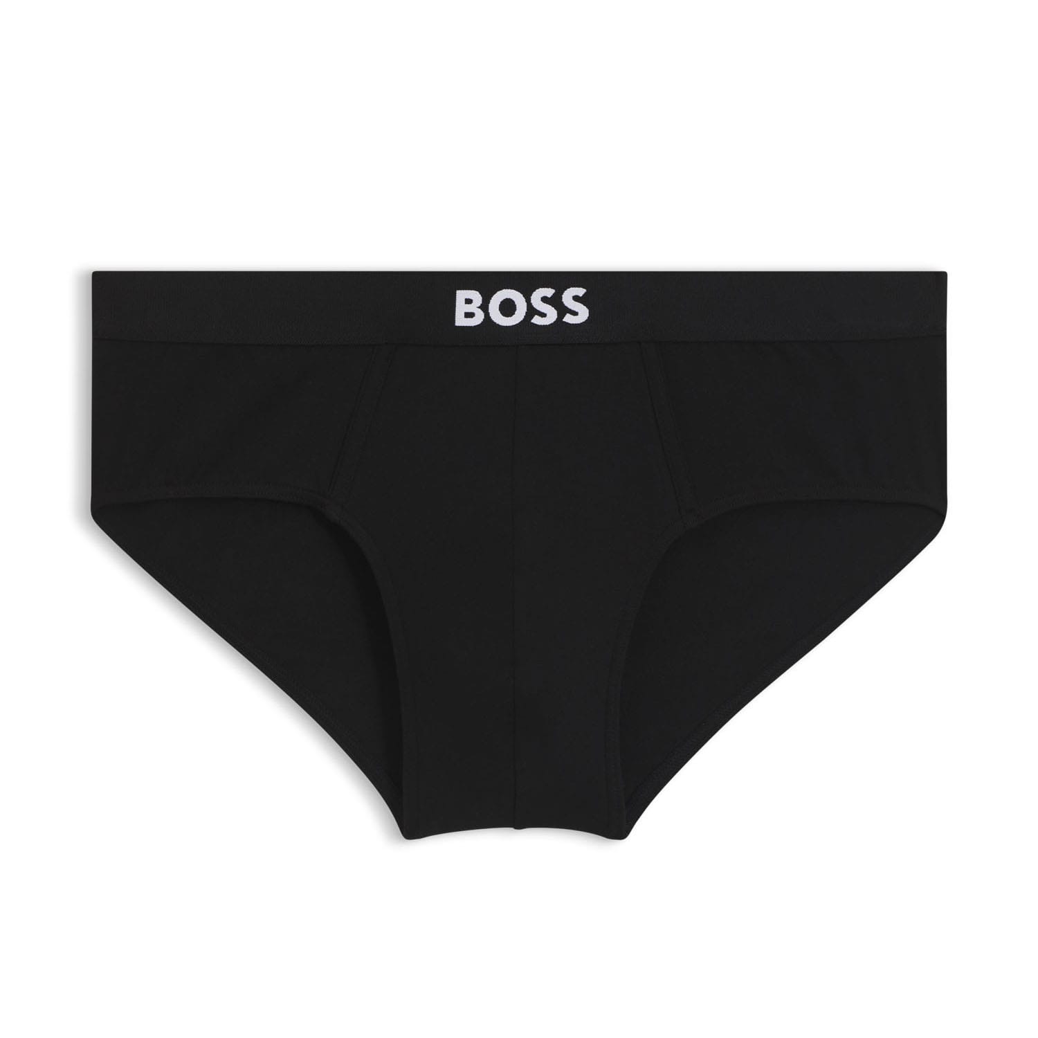Boss Mens 3 Pack of Logo Briefs in Black Cotton - Size X-large | Boss Sale | Discount Designer Brands
