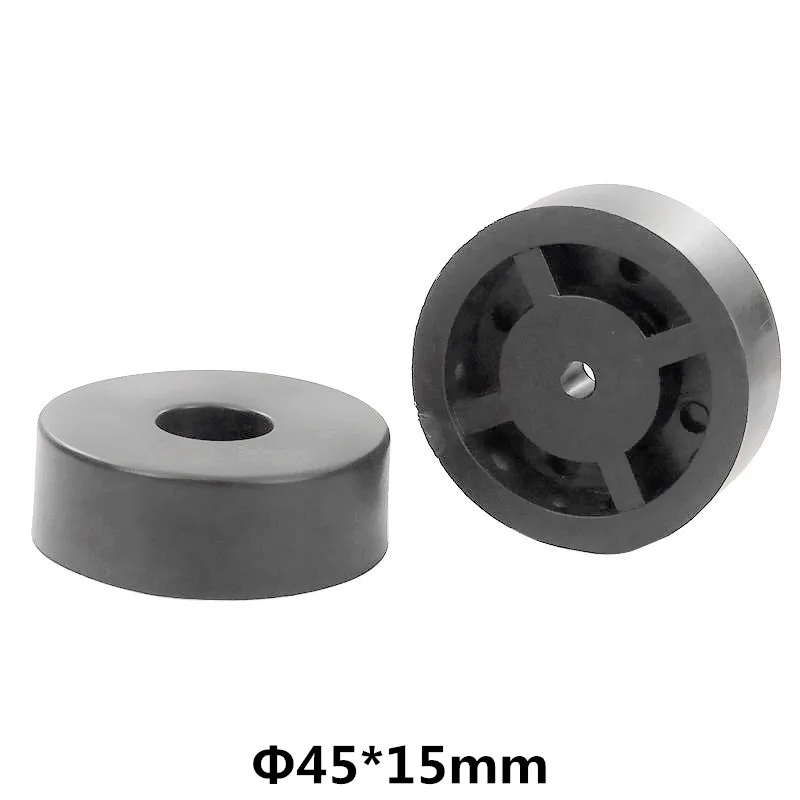 4PC Speaker Cabinet Feet Repair Kit Plastic 45*15 For Home Theater Car Subwoofer Line Array Bass Woofer