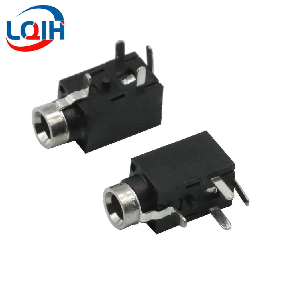 10PCS 2.5mm Female Audio Connector 4 Pin Dip Headphone Jack Socket PJ-210B Audio Interface Audio Jack