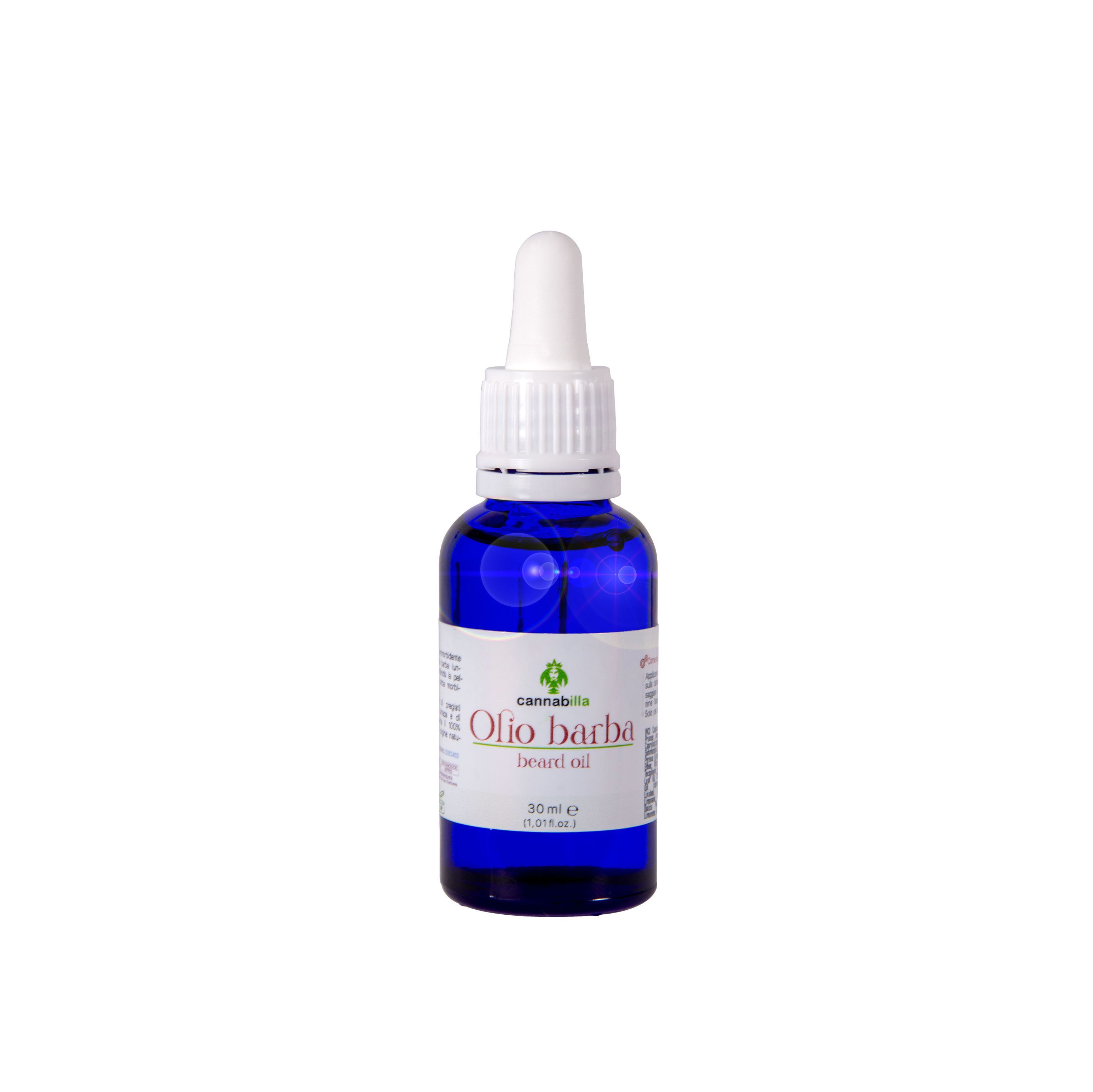 Cannabilla - Olio Barba alla Canapa 30 ml da bagno
