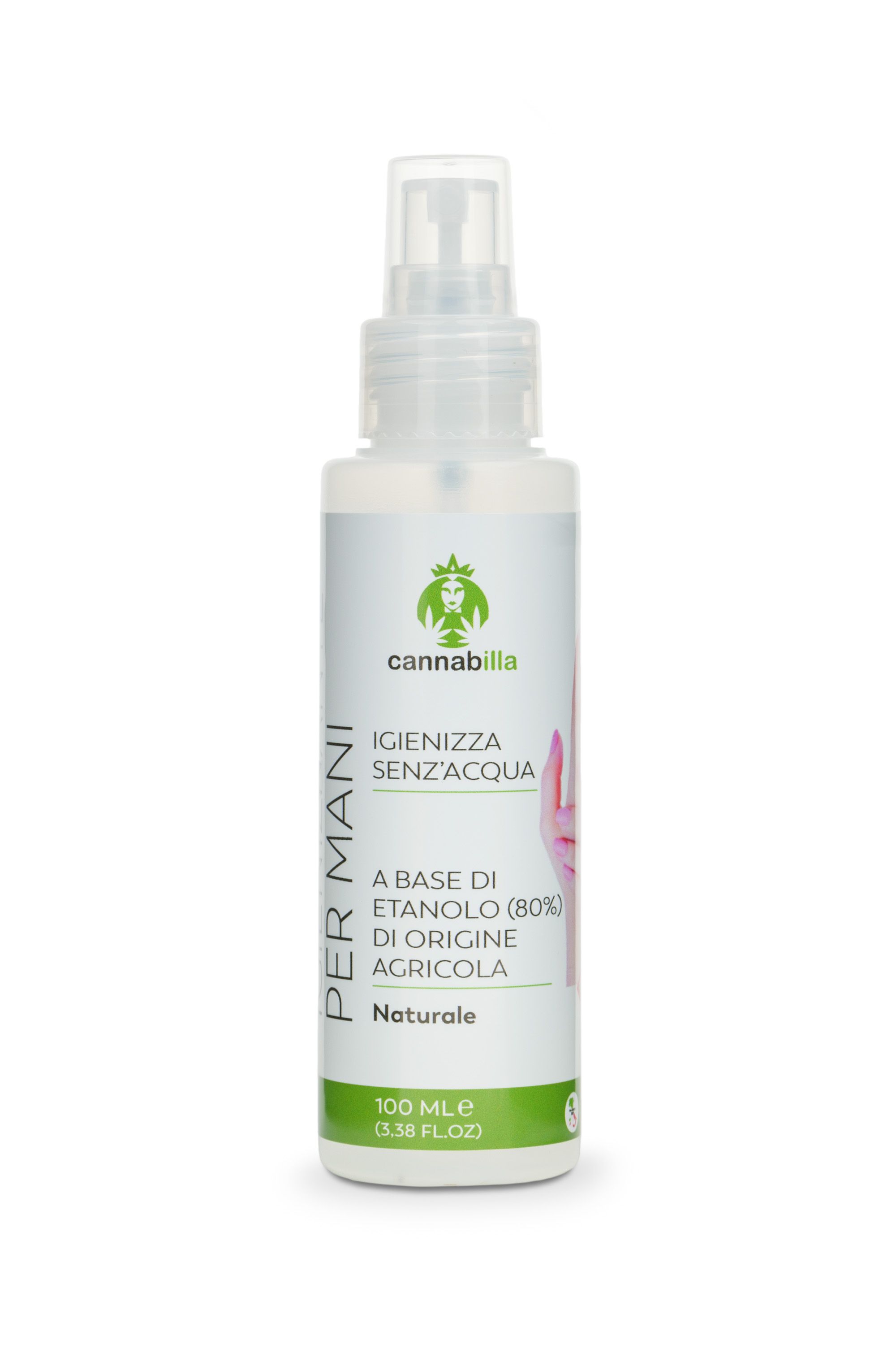 Cannabilla - Gel igienizzante mani 100 ml Soluzione disinfettante