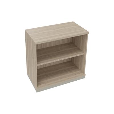 Soennecken Regal 2OH B800xT442xH781mm Silberaluminium/Eiche Natur Image