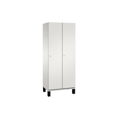 C+P Umkleidespind 4510022S10028 Füße 2Abteile B800mm lgr/lgr Image