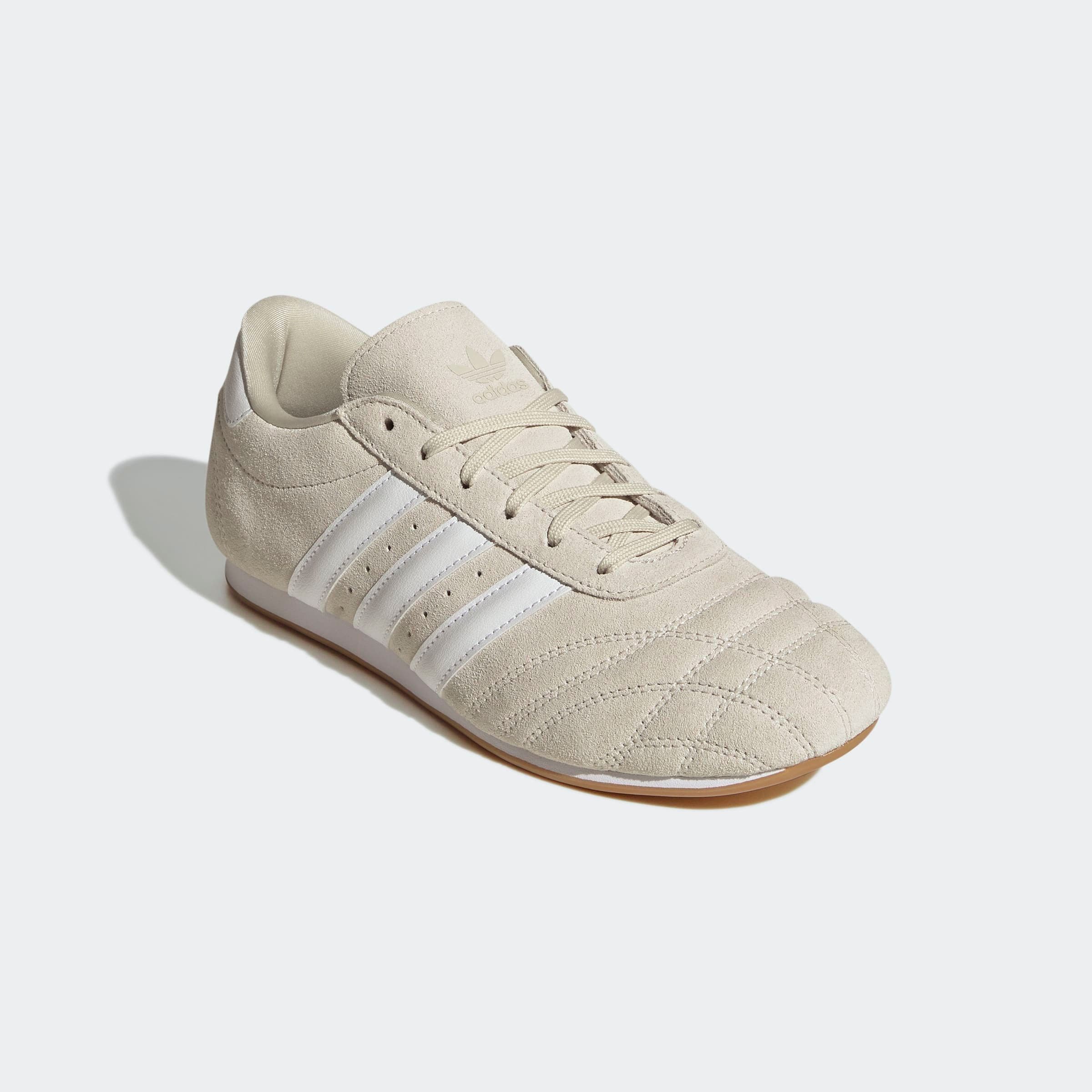 Sneaker ADIDAS ORIGINALS "ADIDAS TAEKWONDO SCHNÜRSCHUH", Gr. 41, weiß (aluminium, cloud weiß, gum 3), Leder, Synthetik, Schuhe