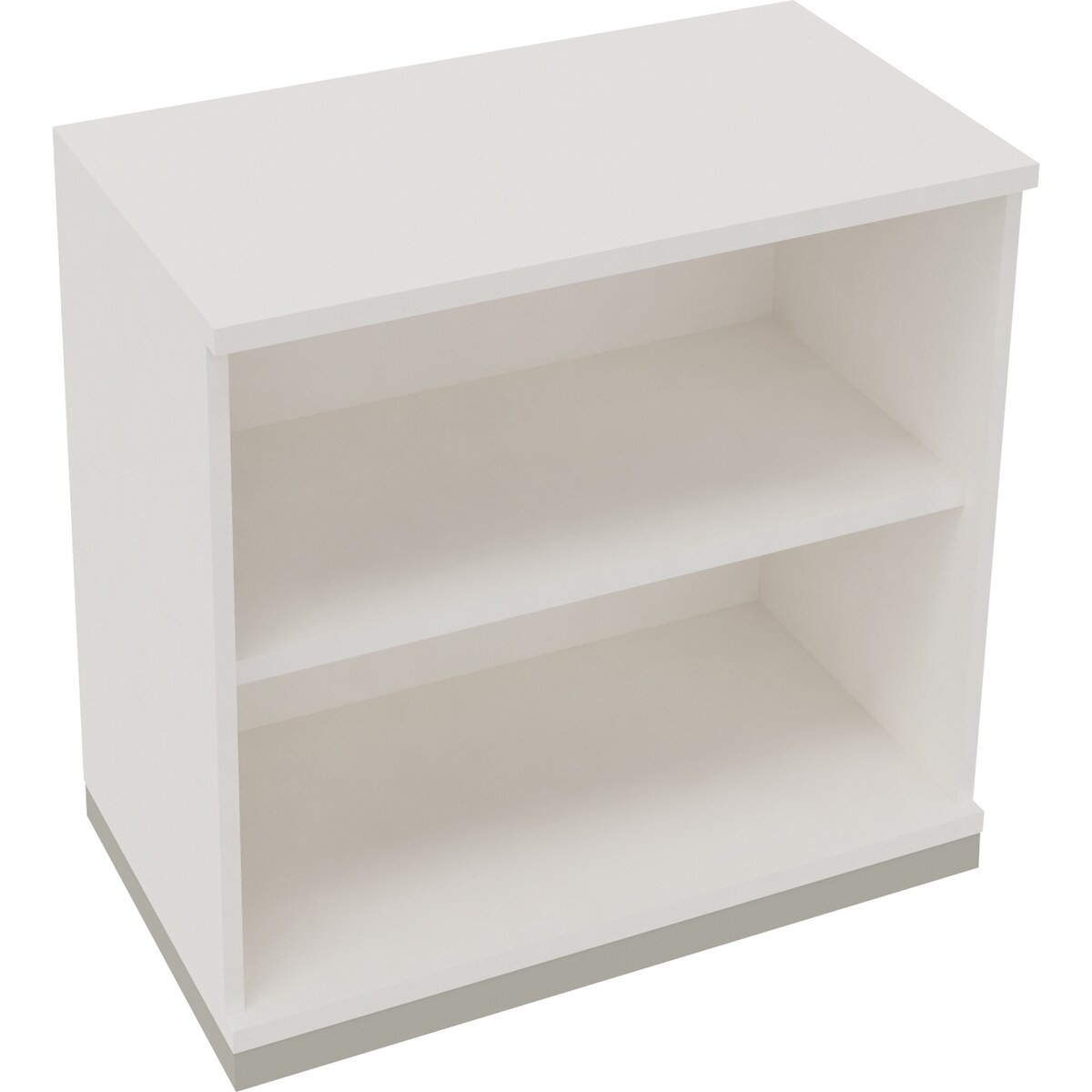 Soennecken Regal 2OH B800xT442xH781mm Silberaluminium/Diamant Weiß Image