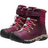 Winterstiefel KEEN "KANIBOU WP", Damen, Gr. 35, fig, pink lemonade, Leder, Textil, sportlich, Schuhe