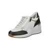 Sneaker MARCO TOZZI "Marco Tozzi Sneaker Lederimitat", Damen, Gr. 38, schwarz-weiß (weiß, schwarz), Lederimitat, casual, Schuhe