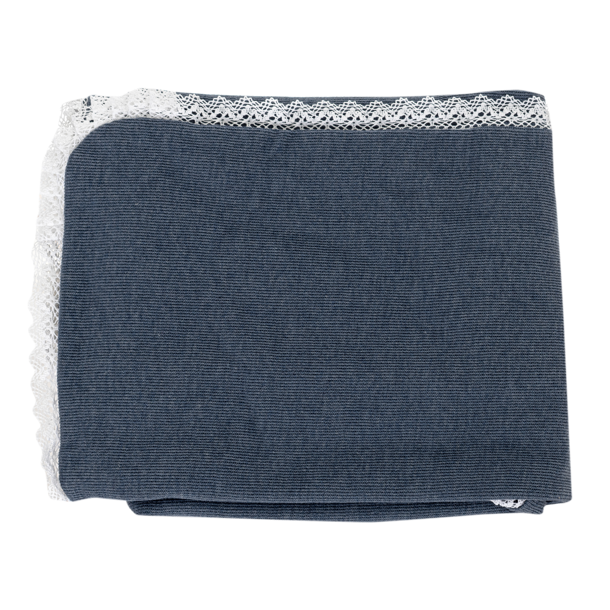 Babidu Baby Swaddle With Lace Sides 4065 - Blue - One Size | Babidu Sale | Discount Designer Brands