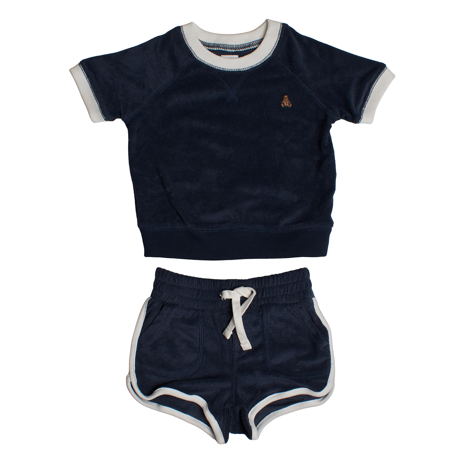 Babyhandtuch-T-Shirt- und Shorts-Set 869450