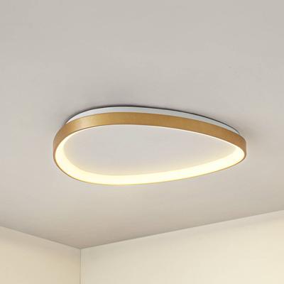 LED Deckenlampe Asken Lucande, dimmbar, messing / gold, für Wohn- / Esszimmer, Aluminium, Modern, LED Deckenleuchte Image