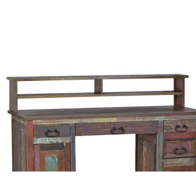 MiaMöbel Schreibtischaufsatz Cancun Massivholz Pinie Shabby Chic Mexiko Möbel Mexikanisch Image