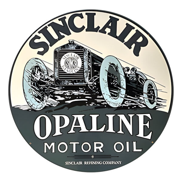 PERGL Sinclair Opaline Motor Oil 36-Inch Metal Sign
