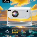 Proiettore digitale Android con supporto Videoproiettore intelligente HD da esterno con connessione wireless USB HDMI per Home Cinema Out