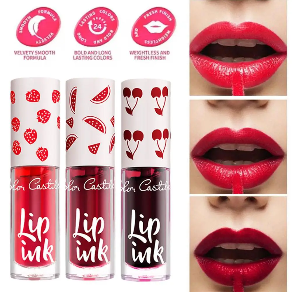Feuchtigkeitsspendender flüssiger Lippenstift, Gelee, langlebig, Kirschrot, Rosa, Lipgloss, sexy, nicht klebrige Tasse, Lippentönung, sexy, pralle Lippenkosmetik