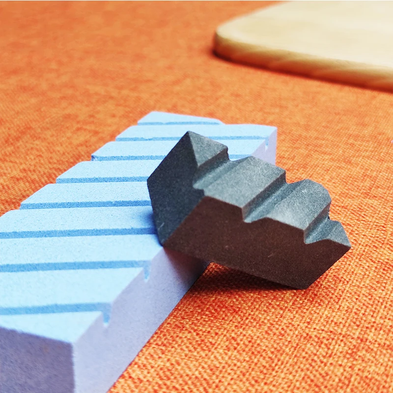 Korrekturstein Reparaturschärfer Schleifstein Plattenschärfer Schleifstein Grobes Schleifen für Messer Küche Image