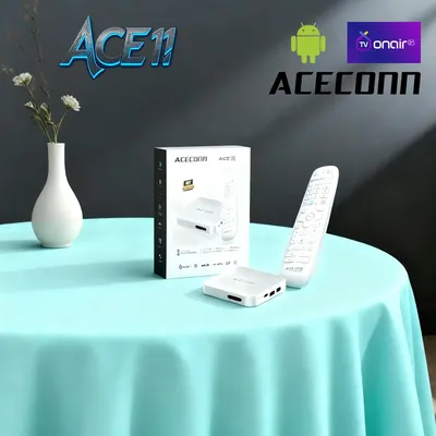 ACECONN ACE11 TV Box Streaming Box IPTV IPTV-Abonnement online 2 GB 32 GB Dualband-WLAN-LAN-Port BT Auto Learning Hotkeys