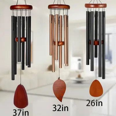 Music Wind Chime Classic Metal Wind Chime Aluminum Tube Commemorative Wind Chime Home Outdoor Festival Gift Decoration Iron Art