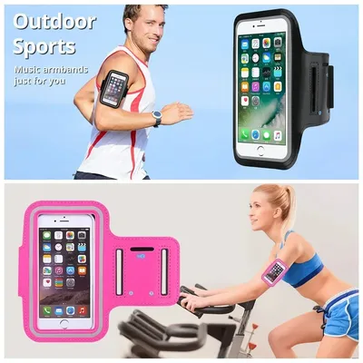 New Outdoor Sports Smartphone Holder Sport Running Arm Belt Phone Bag Gym Cycle Running Mobile Phone Armband For iPhone Samsung