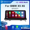 CarPlay 10.25 "Per BMW X5 E70 X6 E71 CCC CIC Sistema di Radio Per Auto schermo Senza Fili Android Auto Multimedia Display unità principale Lettore
