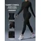Tuta con mezza zip Tuta da palestra da donna Manica lunga Set di abbigliamento sportivo Corsa da allenamento Pagliaccetto Tuta da fitness Abbigliamento sportivo Abbigliamento da yoga