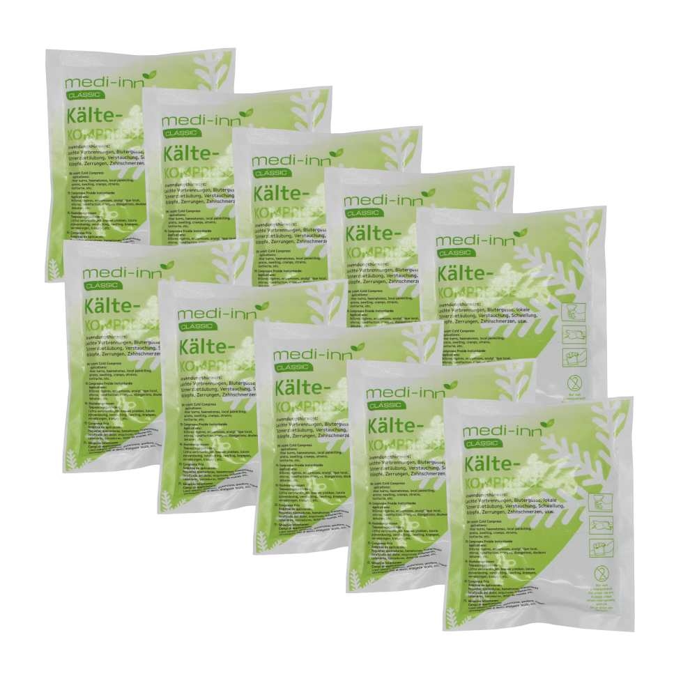 Medi-Inn Einmal Kälte-Sofort-Kompresse, 12,7 x 15,2 cm, Spar-Pack: 72 Stück Image