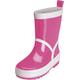 Playshoes Kinder Gummistiefel aus Naturkautschuk, trendige Unisex Regenstiefel mit Reflektoren, Pink, 28/29 EU