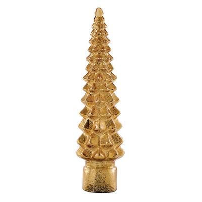 Metallic Glass Micro LED Pedestal Tree - Gold - Ballard Designs