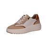 Plateausneaker CAPRICE "Caprice Sneaker Leder", Damen, Gr. 39, weiß (weiß, beige), Leder, casual, Schuhe