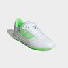 Fußballschuh ADIDAS PERFORMANCE "SUPER SALA COMPETITION 3 KIDS IN", Gr. 38, cloud weiß, lime burst, core schwarz, Synthetik, Textil, sportlich, Schuhe, geeignet als Hallenschuhe