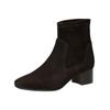 Stiefelette PETER KAISER "Peter Kaiser Stiefelette Leder", Damen, Gr. 38,5, schwarz, Leder, elegant, Schuhe
