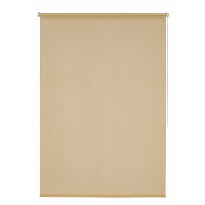 Seitenzugrollo K-HOME "Klemmfix-Rollo" Gr. 2, beige, B:50cm H:150cm, Polyester, Rollos, 1 Stück Image