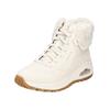 Schnürstiefelette SKECHERS "Skechers Stiefelette Lederimitat/Textil", Damen, Gr. 38, weiß, Lederimitat, Textil, casual, Schuhe