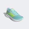 Laufschuh ADIDAS PERFORMANCE "RUNFALCON 5", Gr. 37, semi flash aqua, lucid lemon, core schwarz, Textil, Synthetik, sportlich, Schuhe