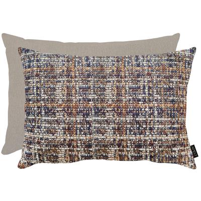 Kissenhülle APELT "Chalet", grau,terracotta, B:41cm L:61cm, Polyester, Baumwolle, Obermaterial: 35% Polyester, 35% Viskose, 20% Baumwolle, 10% sonstige Fasern, Kissenbezüge Image
