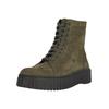 Stiefelette CLARKS "Torhill Rise", Damen, Gr. 37,5, grün, casual, Schuhe, mit subtilem Reißverschluss für einfaches Anziehen