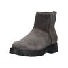 Stiefelette HÖGL "Högl Stiefelette Veloursleder", Damen, Gr. 38, grau (iron), Veloursleder, casual, Schuhe