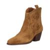 Bikerboots DOLCE VITA "Dolce Vita Stiefelette Veloursleder", Damen, Gr. 40, grau (taupe), Veloursleder, casual, Schuhe