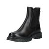 Stiefelette TAMARIS "Tamaris Stiefelette Leder/Textil", Damen, Gr. 37, schwarz, Leder, Textil, casual, Schuhe