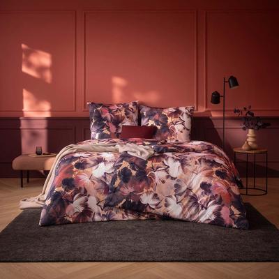 Bettwäsche ESTELLA "Pia", rot (vino), B/L: 135cm x 200cm, , Mako-Interlock-Jersey, B/L: 80cm x 80cm, Mako-Interlock-Jersey, Obermaterial: 100% Baumwolle, Bettwäsche Image
