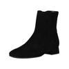 Stiefelette GABOR "Gabor Stiefelette Veloursleder", Damen, Gr. 40, schwarz, Veloursleder, elegant, Schuhe