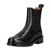 Stiefelette PAVEMENT "Pavement Stiefelette Leder/Textil", Damen, Gr. 38, schwarz, Leder, Textil, casual, Schuhe