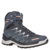 Wanderschuh LOWA "INNOX PRO Gore-Tex MID Ws", Gr. 39,5, stahlblau, lachs, Synthetik, Textil, sportlich, Schuhe, wasserdicht